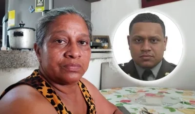 Ingrid Aja y su hijo Michael León Aja