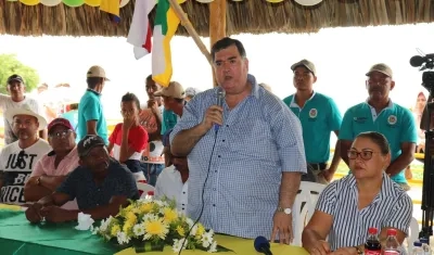 El candidato José Elías Chams.