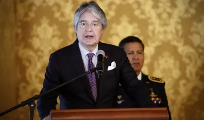 El presidente de Ecuador, Guillermo Lasso.
