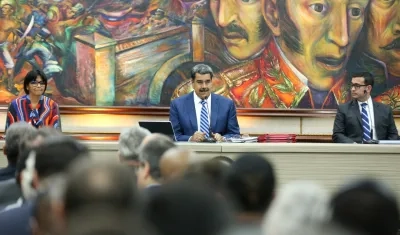El Presidente de Venezuela, Nicolás Maduro.