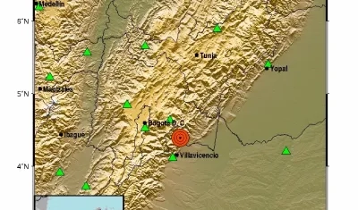 Nuevo temblor en Colombia