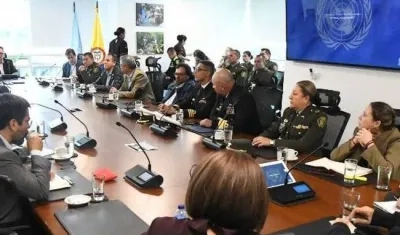 Instalación de la mesa de Monitoreo y Verificación de cese al fuego entre Gobierno y ELN, que encabeza la Iglesia Católica y la Misión de la ONU.