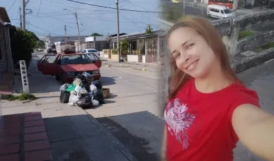 Abigail Ojeda González y el lugar donde fue asesinada.