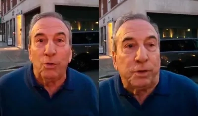 José Luis Perales en la imagen que publicó este lunes desde Londres