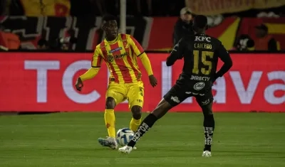 Acción de juego del partido.