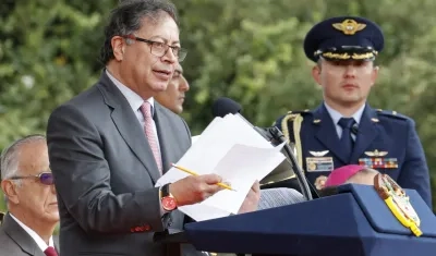 El Presidente de la República, Gustavo Petro.