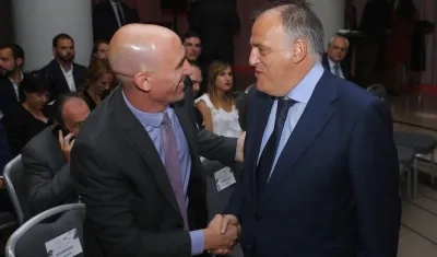 Luis Rubiales y Javier Tebas.