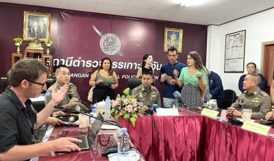 Miembros de la Policía de Tailandia.