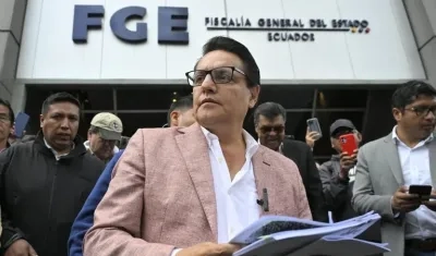 El candidato presidencial asesinado Fernando Villavicencio.