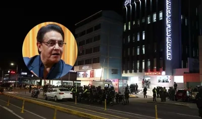 El candidato presidencial ecuatoriano Fernando Villavicencio.