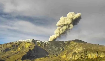 Volcán Nevado del Ruiz.