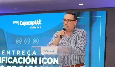 Roberto Solano Navarra, gerente general de Cajacopi EPS.