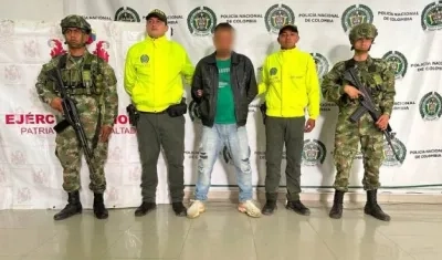 Captura de alias ‘Camilo’, presunto cabecilla urbano y rural del grupo armado organizado Clan del Golfo.