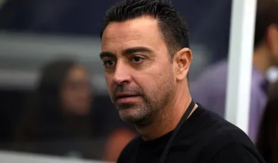 Xavi Hernández, técnico del Barcelona.
