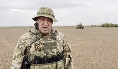 Jefe del Grupo Wagner, Yevgueni Prigozhin.