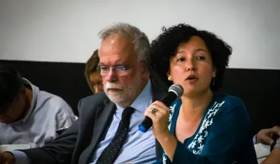 La senadora Isabel Cristina Zuleta.