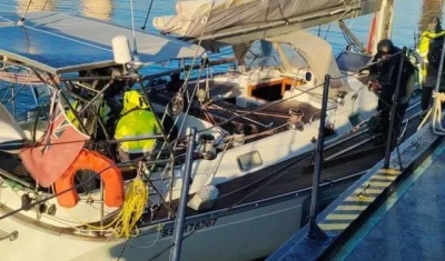 El barco fue interceptado por las autoridades españolas.