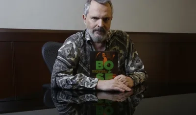 Miguel Bosé, cantante español. 