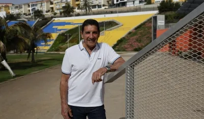 Daniel Carnevali jugó en Las Palmas entre 1973 y 1979.