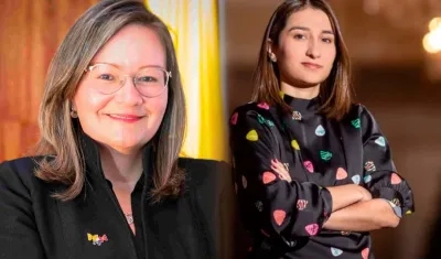 Cielo Rusinque y Laura Sarabia