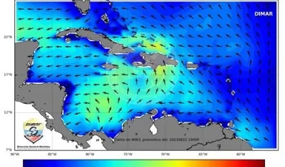 El paso de 'Franklin' esta noche de miércoles
