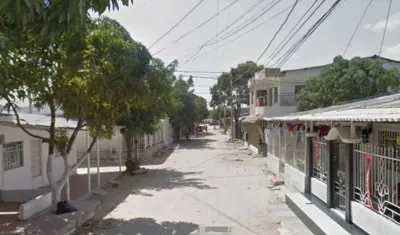 Sector barrio Las Colonias.