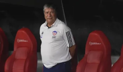 Hernán Darío Gómez, técnico saliente del Junior. 