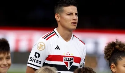 James Rodríguez disputó su segundo juego oficial con el Sao Paulo. 