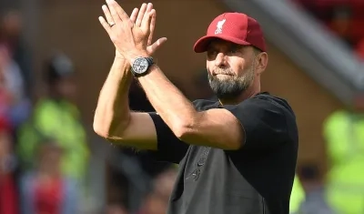 Jürgen Klopp, entrenador del Liverpool, celebra tras el triunfo sobre el Bournemouth. 