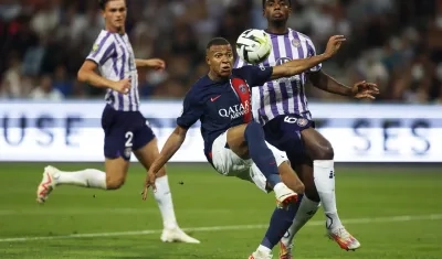 Kylian Mbappé reapareció este sábado con el París Saint Germain.
