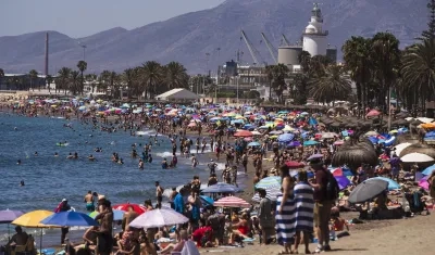 Imagen de archivo de las playas de Malagueta, España