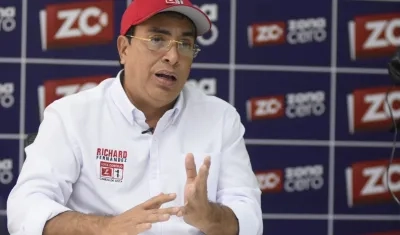 Richard Fernández, candidato al Concejo de Barranquilla, en la entrevista para Zona Cero