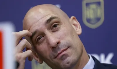 Luis Rubiales, suspendido presidente de la Real Federación Española de Fútbol.