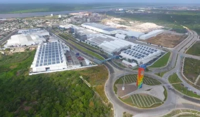 Planta de Tecnoglass en Barranquilla.
