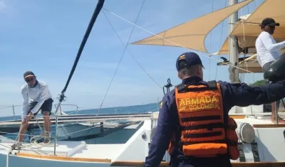 La Armada atendió el incidente en Playa Secreta, Barú