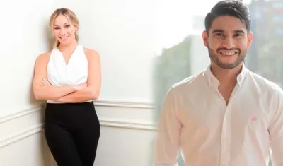 Valentina Lapeira y Daniel Zapata, administradores de empresas que lideran la plataforma 'Martes de vacantes'.