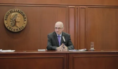 Leonardo Villar, gerente general del Banco de la República.