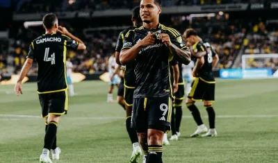 'Cucho' Hernández llegó a 13 goles esta temporada con el Columbus Crew.