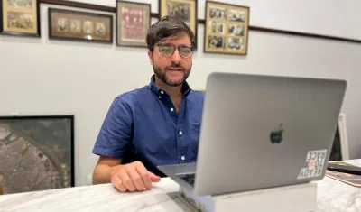 Alcalde Jaime Pumarejo durante su intervención.