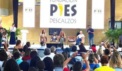 Jaime Pumarejo, Alcalde de Barranquilla, durante su intervención.