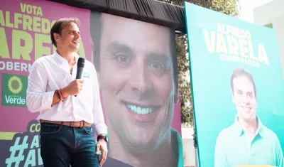Alfredo Varela, candidato a la Gobernación del Atlántico.