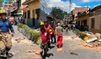 Explosión en una casa en Rionegro.