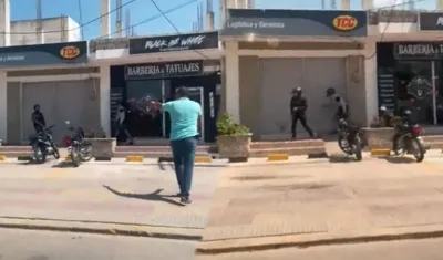 Balacera en Riohacha. 