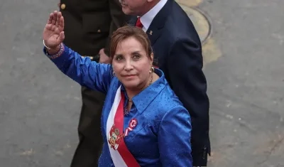 La presidenta de Perú, Dina Boluarte.