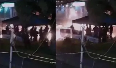 Imágenes del ataque contra el CAI.