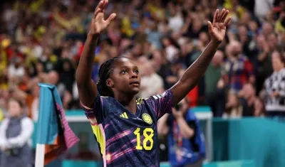 La colombiana Linda Caicedo.