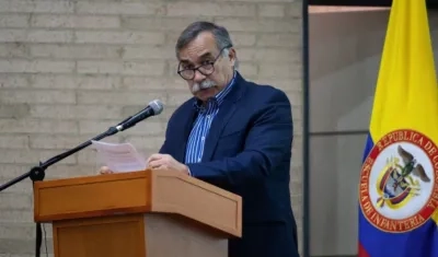 El general Ricardo Díaz, exviceministro de Defensa.