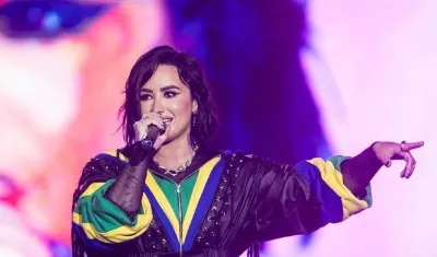 Demi Lovato en concierto.