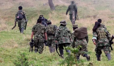 Disidencia de las FARC. 