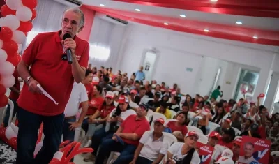 Eduardo Verano en Sabanalarga.